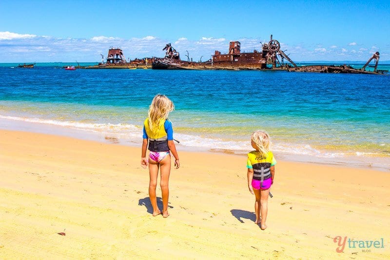 Kayaking on Moreton Island, Queensland, Australia