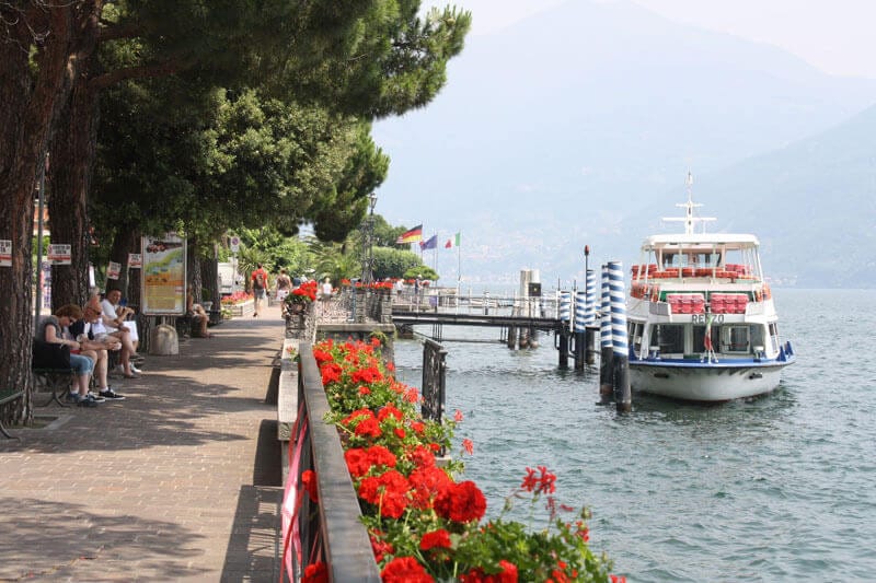 people walking on promenade beside th elake