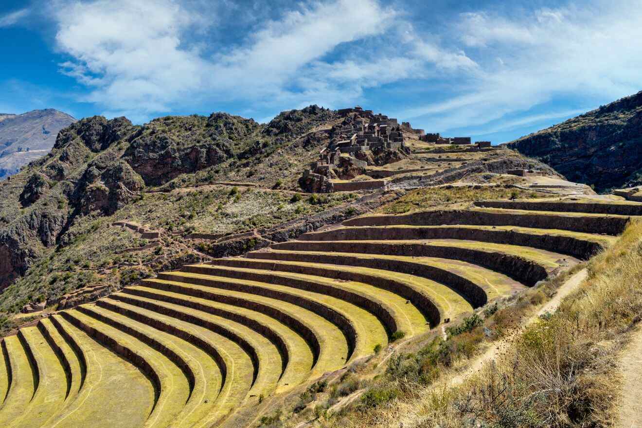 View of Archaeological park of Pisaq