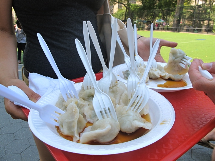 plate of Dumplings from Tasty Dumpling 