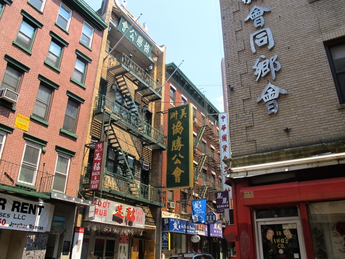 Mott Street in Chinatown, New York City