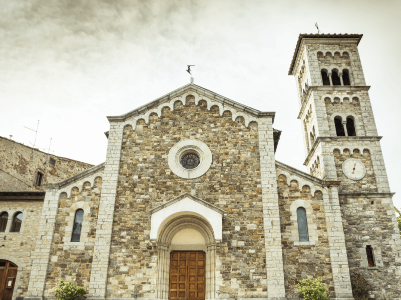 Church in Castellina in Chianti, Italy