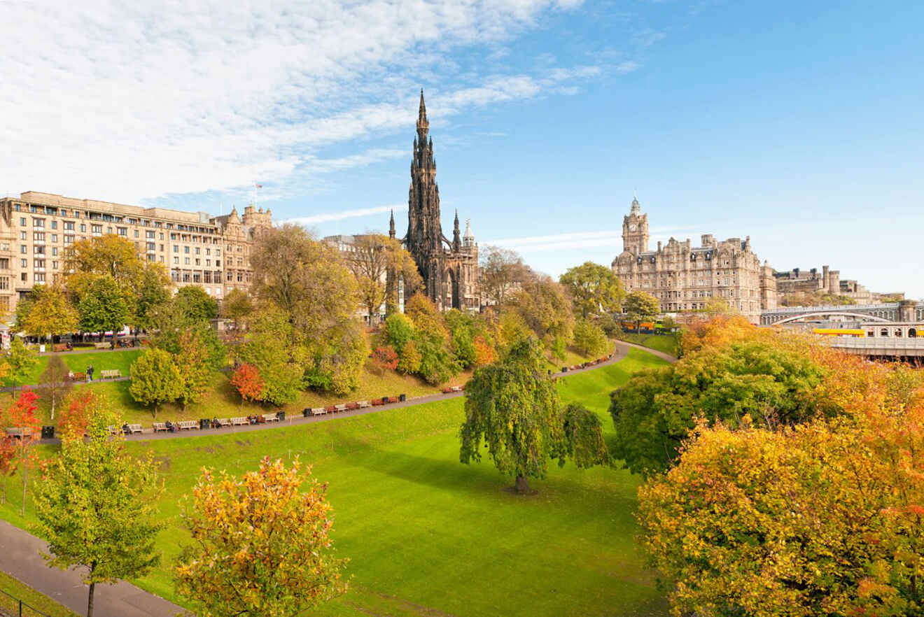 3 Princes Street Most beautiful gardens in Edinburgh