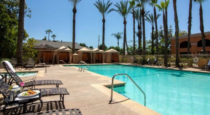 swimming pool at Wyndham Hotel, 