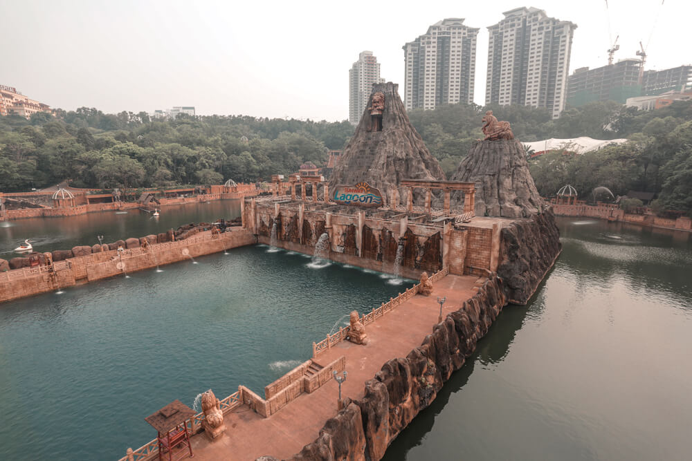 lagoon at waterpark