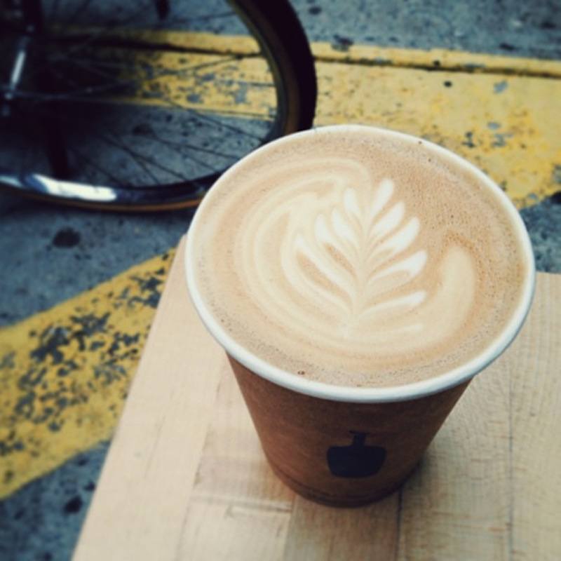 Blue Bottle Cafe - one of the best coffee shops in NYC that the locals love!