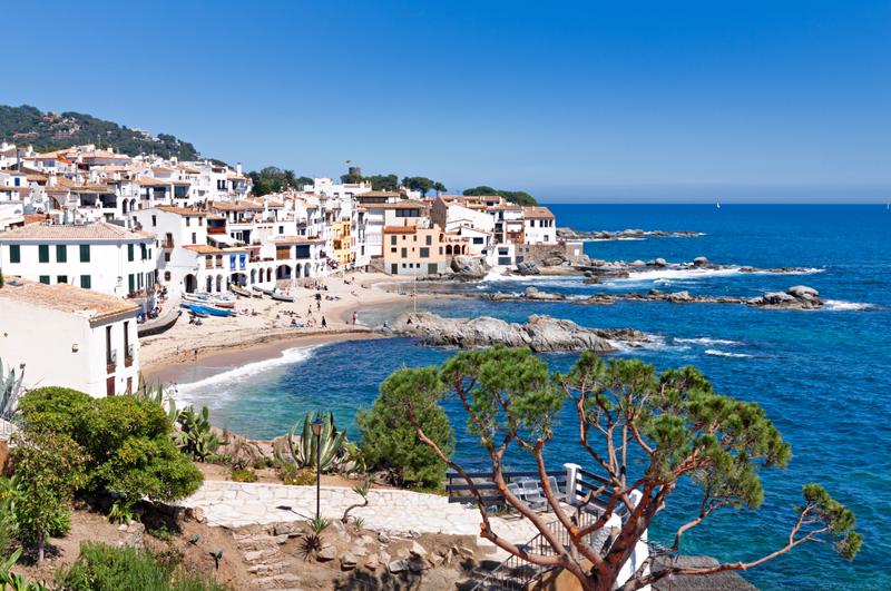 The village of Calella de Palafrugell (Costa Brava, Catalonia, Spain)