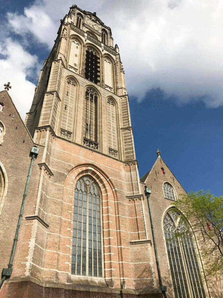 medieval exterior of st Lawrence church