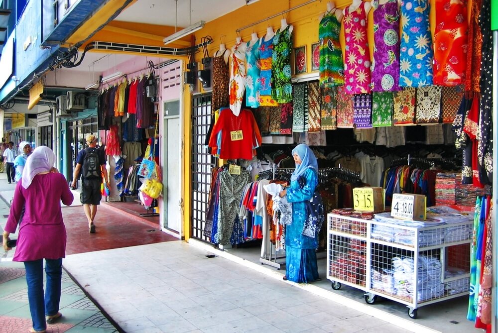 stalls on side of street