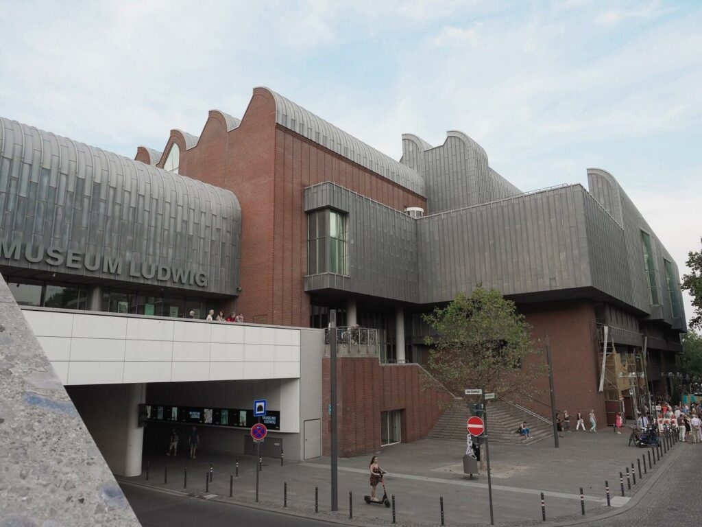 exterior of museum ludwig