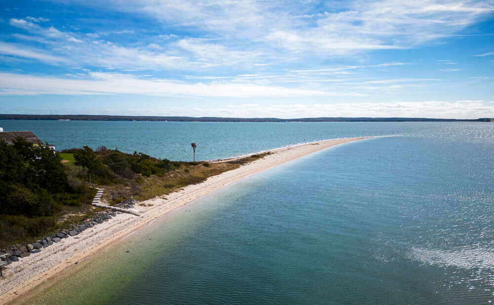 sandy beach in long island