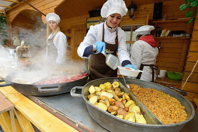 chefs making food