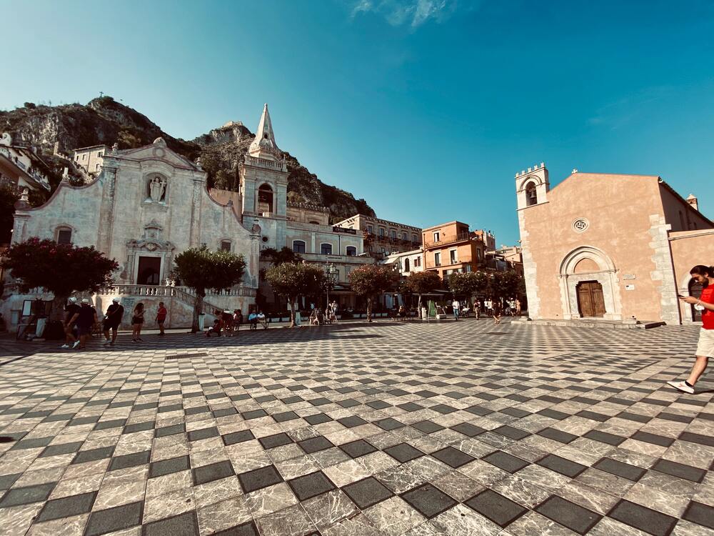 square surrounded by historic buildings