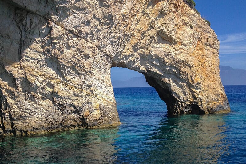 The Blue Caves of Zakynthos, Greece