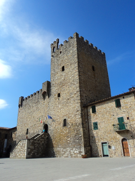 A fortress in Castellina in Chianti