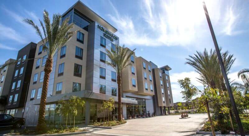 exterior of Homewood Suites by Hilton, Anaheim, California 