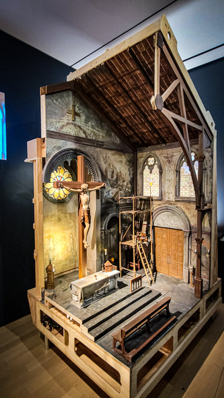 set of pinocchio church