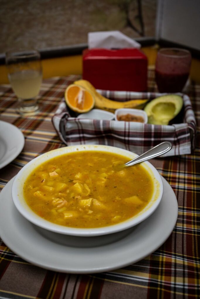 bowl of tripe soup