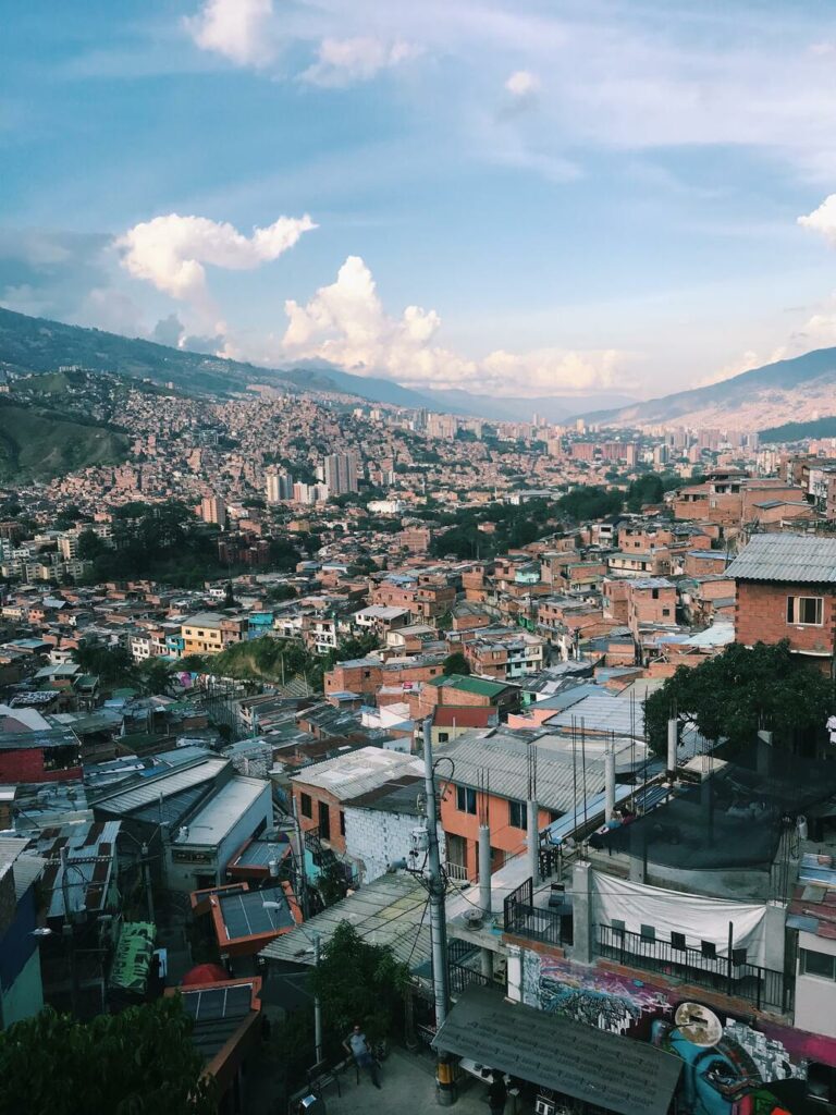view overlooking the city of Medellin