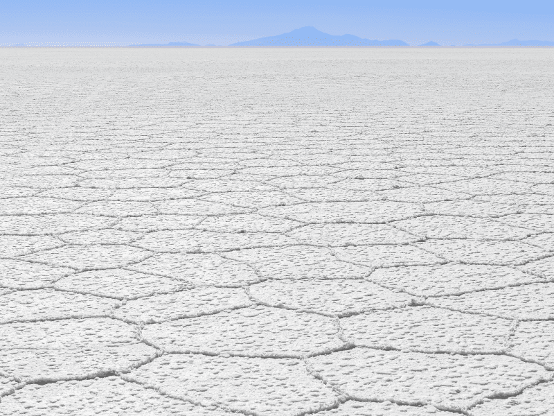 cracked dry salt flats