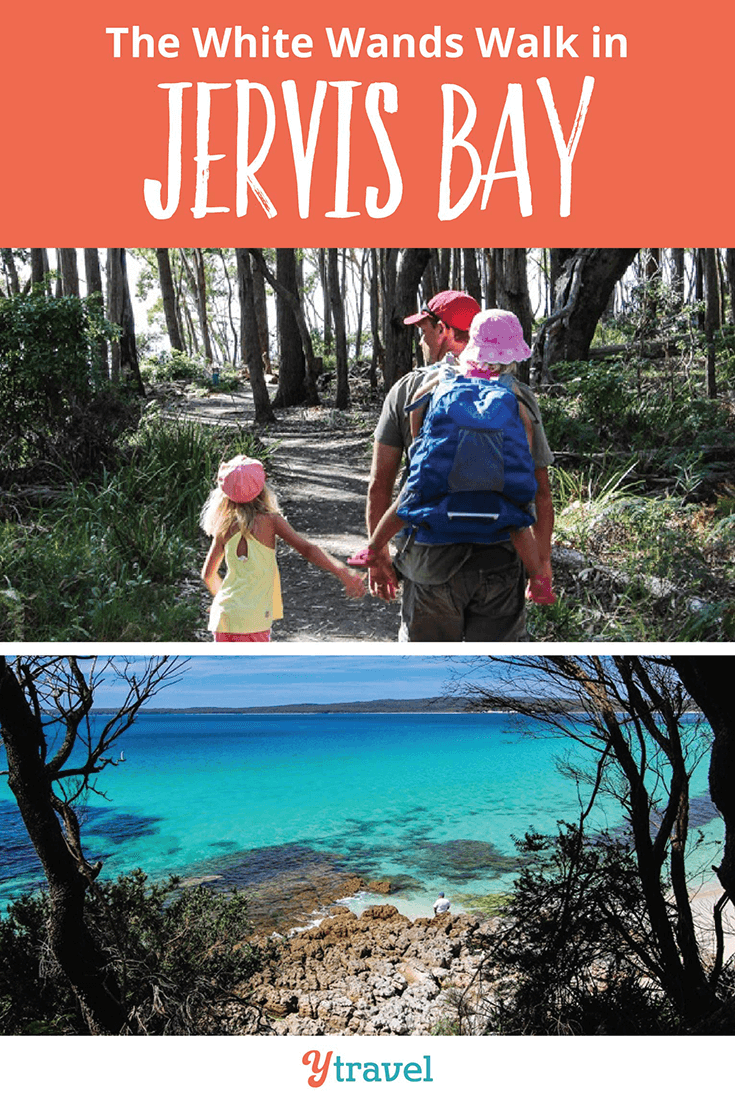 The white sands walk in Jervis Bay.