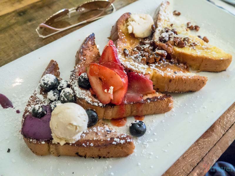 Batter & Berries french toast flight 