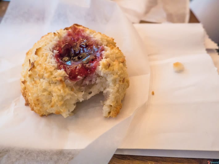  grape coconut macaroon