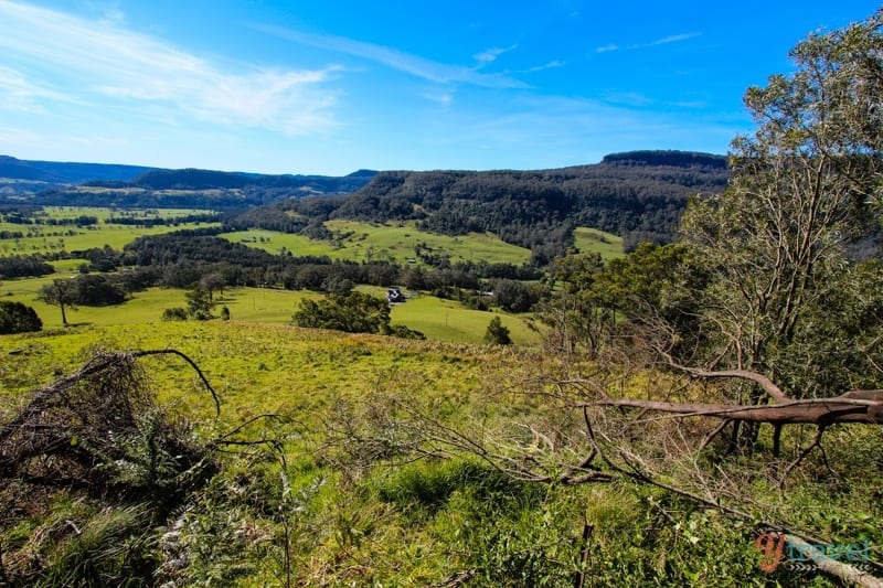 the green Kangaroo Valley, NSW, Australia