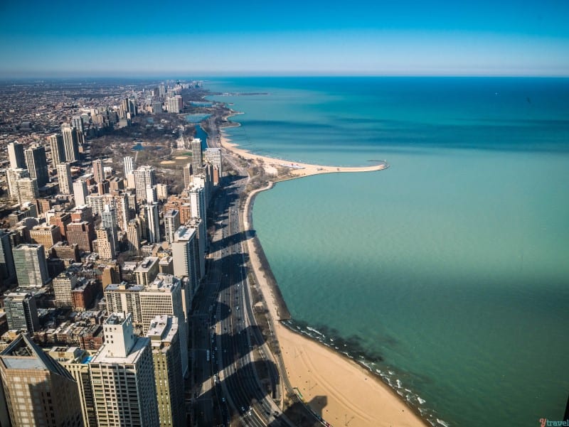 Lake Michigan coastline