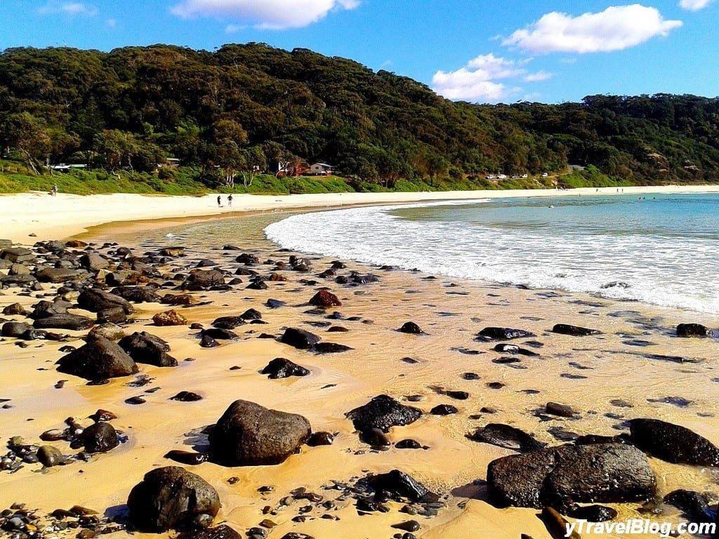 a rocky beach