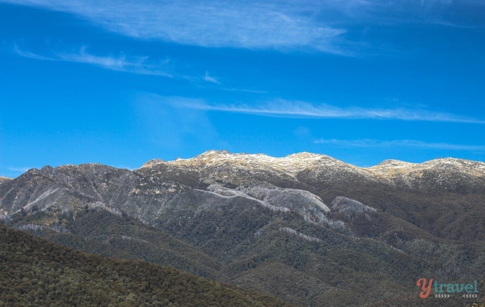 snowy mountains