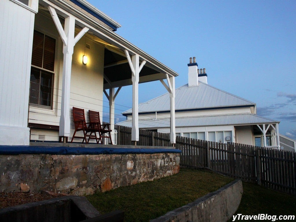 a porch on a cottage