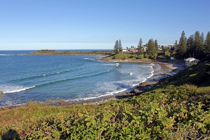 a beach in yamba