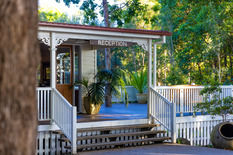 Reception welcome building