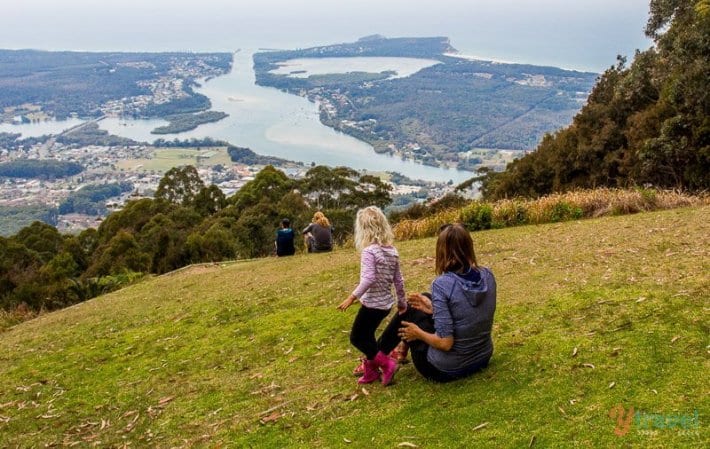 View from North Brother Mountain in Camden Haven, NSW, Australia