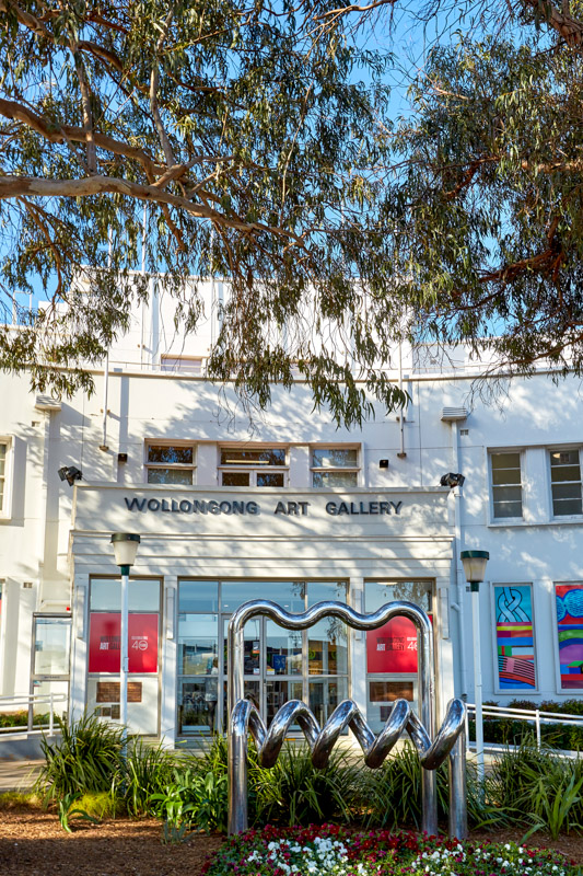 Exterior view of the Wollongong Art Gallery