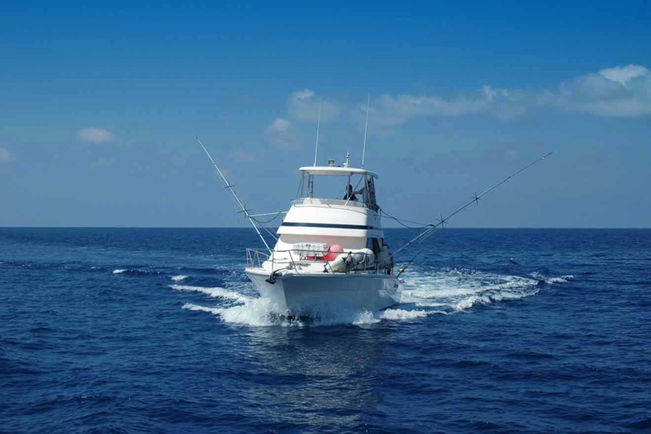 fishing boat in the sea