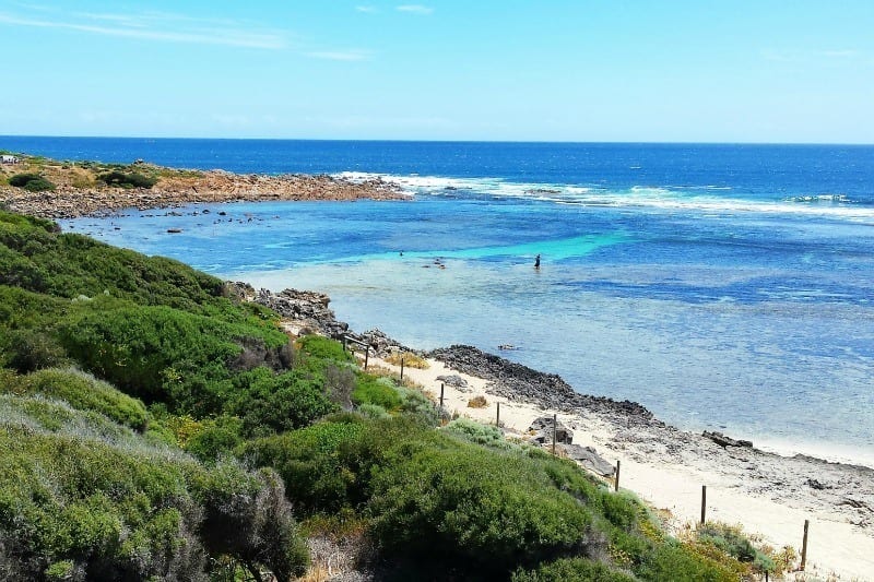 rock pools at Yallingup Beach, 