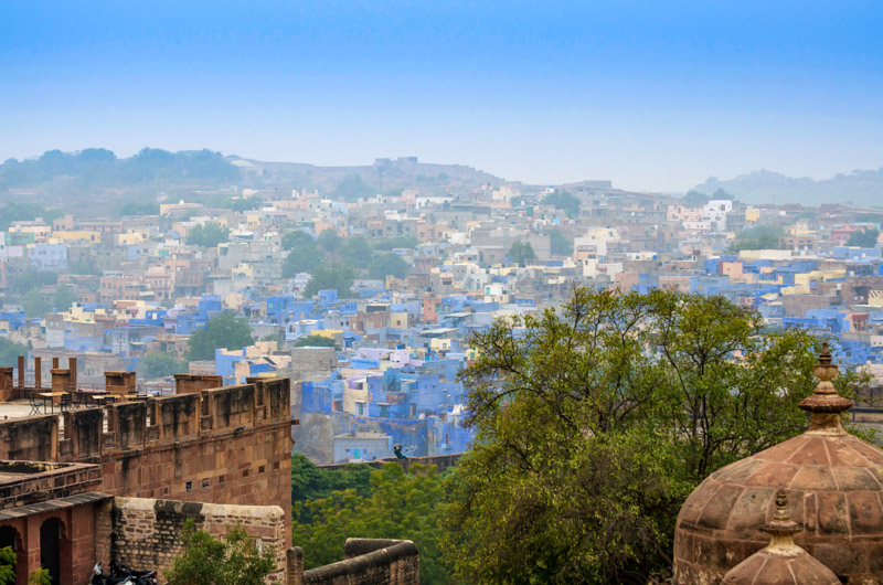 View from the Mehrangarh Fort of jodhpur