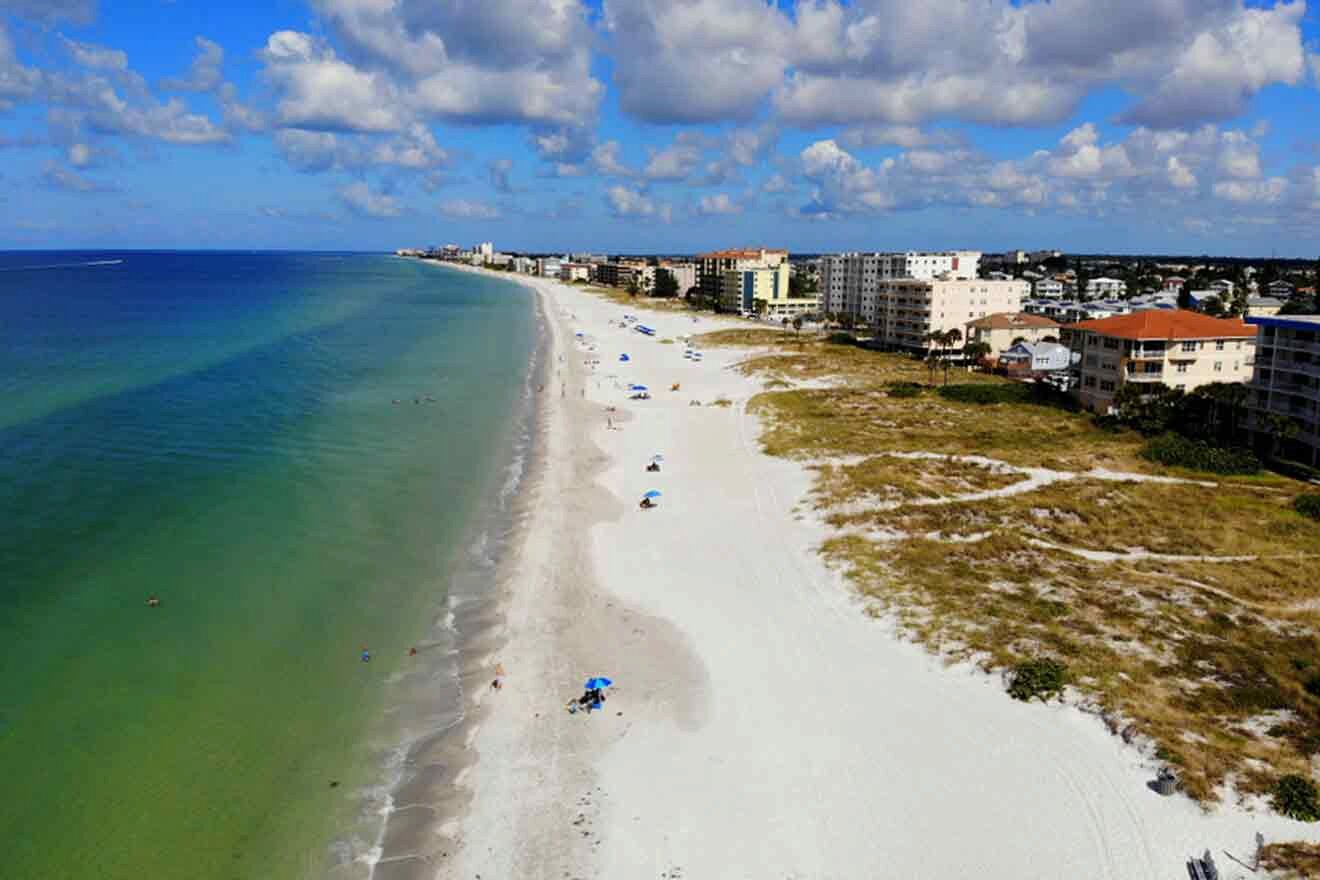 aerial view over Archibald Beach Park