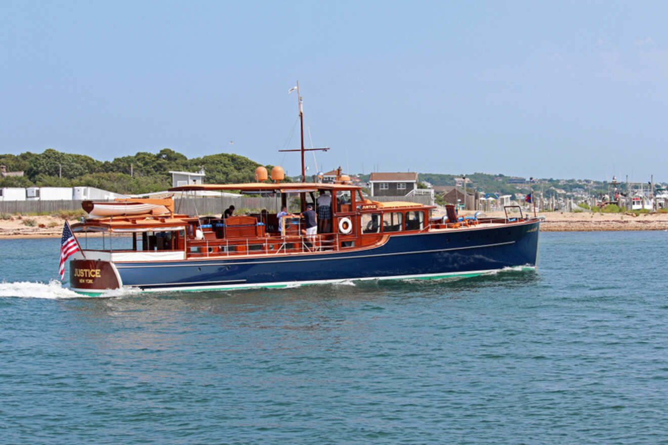 cruise boat on the sea