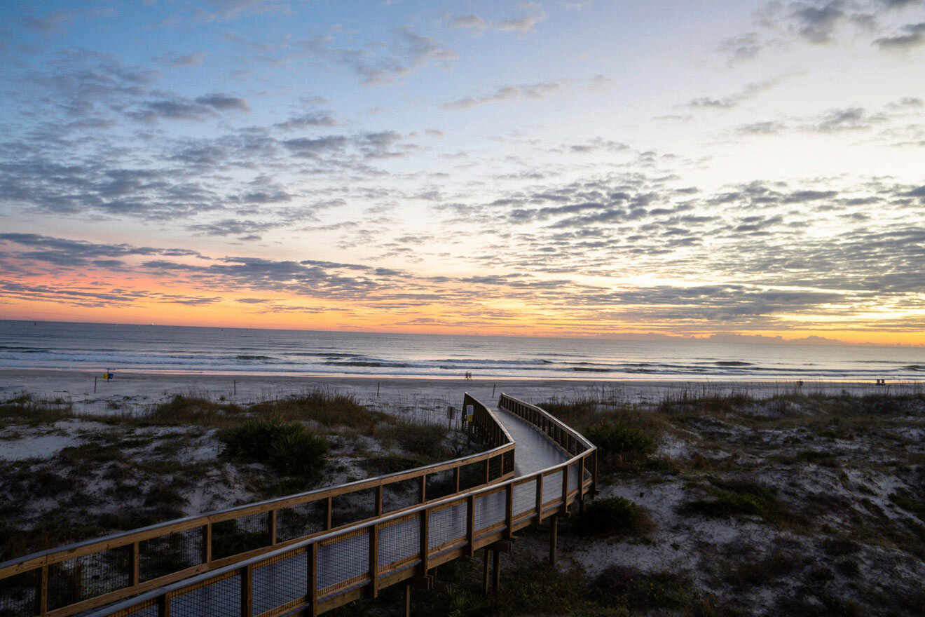 sunset at the beach