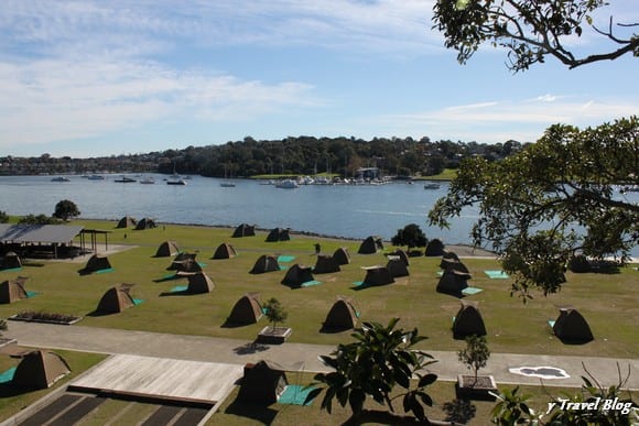 tents on Cockatoo island campground , 