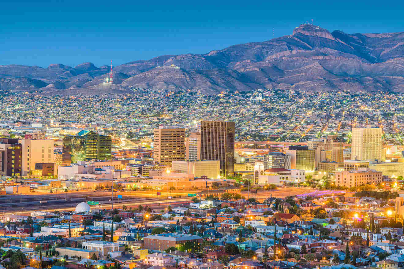 El Paso Texas at night 