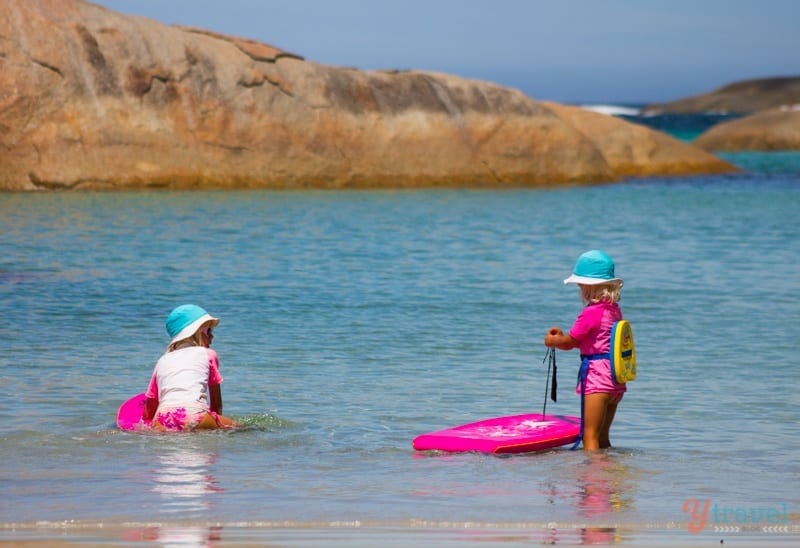 people playing in the water