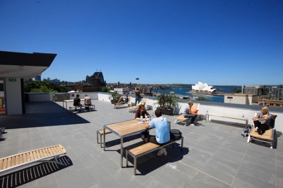 Sydney Harbour YHA Rooftop views