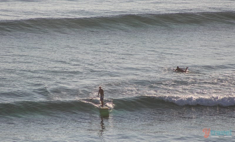 people surfing