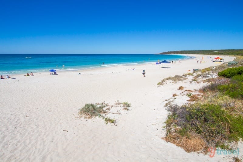 white sand of Bunker Bay,