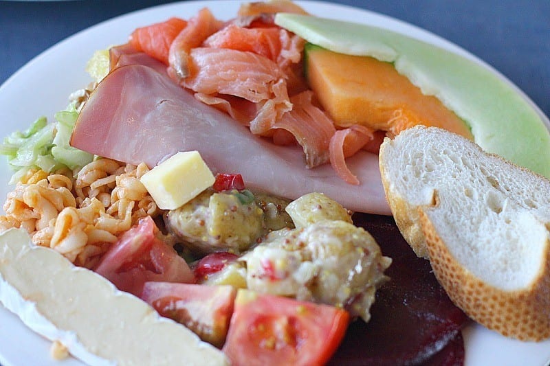 variety of food on a plate