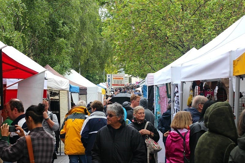 a busy market